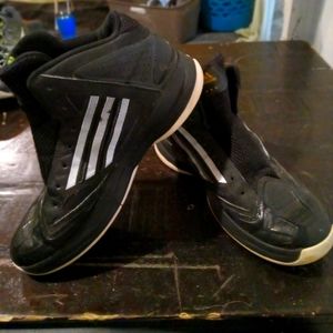 Adidas adizero black high top sneakers